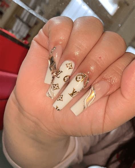 louis vuitton coffin nails|55 Baddie Louis Vuitton Coffin Nail Ideas .